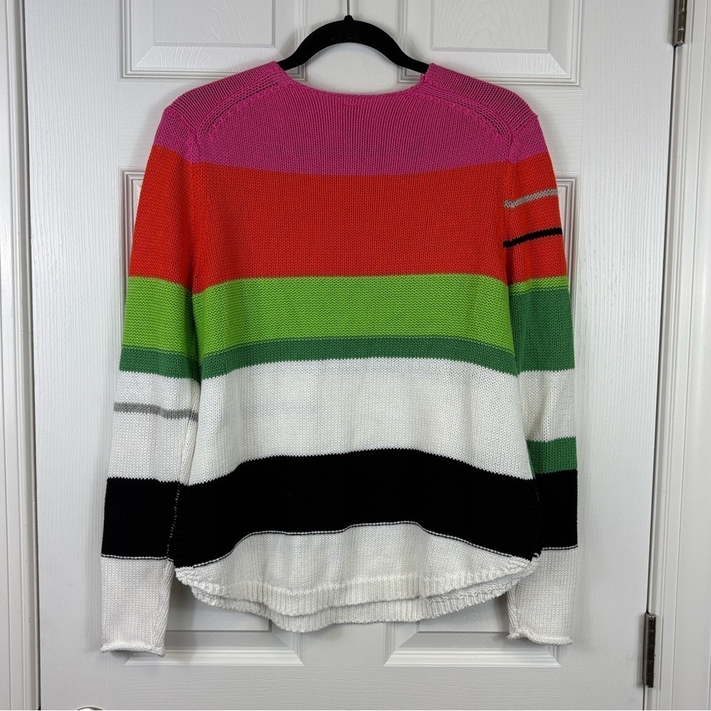 Zaket & Plover chunky cotton v neck sweater sz xs - Picture 10 of 10